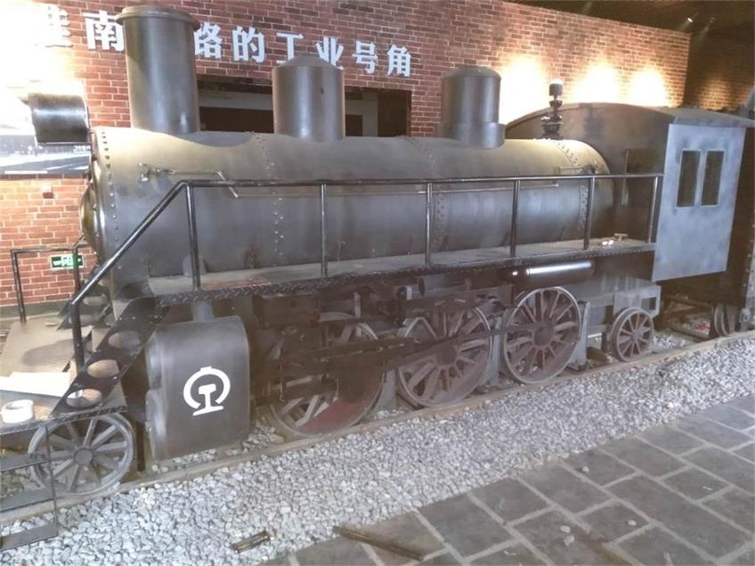 容县蒸汽火车模型